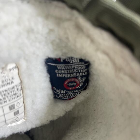 Pajar Boots Womens Size 8-8.5‎ EUR 39 Green Brown Waterproof Winter Snow Warm - Picture 9 of 11